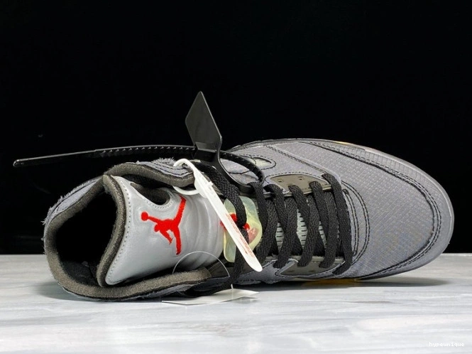 HYPE x 5 Jordan Off-White Black CT8480-001 Air 0723